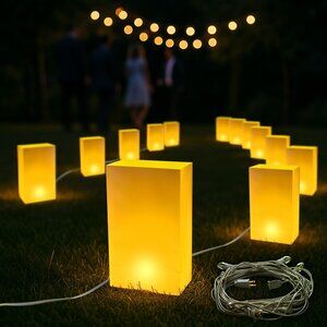 Electric Luminary Bags Plug In. Lights not included